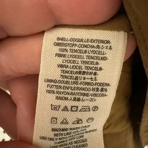 Free People Brown Blazer Jacket w Decorative Buttons Collared Neck - Picture 3 of 9